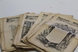 HARPER'S WEEKLY, 1881-(27) ISSUES, WEAR TO EDGES