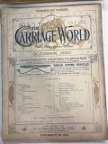 (2) iLLUSTRATED ISSUES CARRIAGE WORLD, 1890 64 PAGES, 12.5