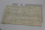 ORIGINAL UNITED STATES LAND GRANT SIGNED BY PRESIDENT JAMES MADISON, AUGUST