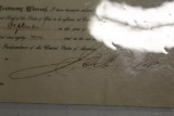 OHIO APPOINTMENT DOCUMENT SIGNED BY GOV. JOSEPH B. FORAKER, 1889, 17