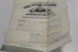 OHIO APPOINTMENT DOCUMENT SIGNED BY GOV. JOSEPH B. FORAKER, 1889, 16