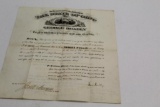 1884 OHIO APPOINTMENT SIGNED BY GOVERNOR GEORGE HOADLY, MONTGOMERY CO, OHIO