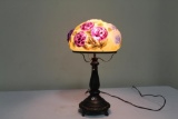 TABLE LAMP W/PUFFY FLUFFY SHADE