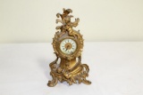 ANSONIA C. 1904 ALBION NOVELTY CLOCK, 10H (LOOSE MINUTE HAND)