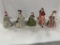 (5) FLORENCE FIGURINES INCLUDING LOUISE, DALIA, CLAUDIA, VICTOR AND CHARMAI