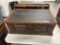 CLARKS O.N.T., 4-DRAWER COUNTER LIFT-TOP SPOOL CABINET, ORIGINAL CONDITION