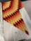 MULTI-COLORED LONE STAR QUILT, HANDMADE