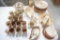 (39) PCS FRANCOMA POTTERY INCLUDING COOKIE JAR, DECANTER, PLATES, CUPS MISC