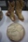 FRANCOMA COWBOY DESIGN BOOK ENDS, GOOD LUCK TRIVET