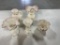 (5) PCS. HAND-PAINTED FENTON, INCLUDING PITCHER, BASES, FLUTED BOWLS, ALL A