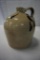 1-GALLON STONEWARE JUG WITH TOBACCO SPIT DECORATION