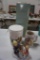 GOEBEL KIDS AND SNOWMAN, (3) PCS AVON DUCKS OF AMERICA