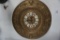 ANSONIA ROUND CLOCK WITH EMBOSSED FRAME, 14