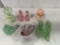 (6) PCS. FENTON INCLUDING HAND-PAINTED & ARTIST SIGNED SHOES, PERFUME, VOTI