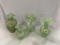 (4) PCS. FENTON HAND-PAINTED AND ARTIST SIGNED VASES