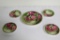 GERMAN HANDPAINTED BERRY SET WITH (5) BERRY BOWLS