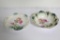R.S. PRUSSIA FLORAL DECORATED BOWL, R.S.PRUSSIA FLORAL DECORATED PLATE