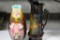 LARGE MAJOLICA VASE WITH CHIPPED BASE, 12