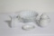 (4) PCS IRONSTONE INCLUDING SERVING BOWL, SUGAR CONTAINER, SMALL PITCHER, S