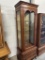CHERRY QUEEN ANNE 1-DRW, 3-SHELF CURIO CABINET, 25