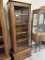 PINE 1-DRW., 4-SHELF DISPLAY CABINET, 25
