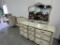 5-PIECE FRENCH PROVENCIAL BEDROOM SUITE, INCLUDING DRESSER AND MIRROR, BED,