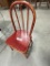 HUMPBACK RED CHILD'S CHAIR