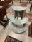 PAINTED 3-TIER CROCK STAND, 27