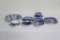 (7) PCS FLOW BLUE INCLUDING SERVING BOWL, WASTE BOWL, (2) CUP & SAUCERS, SE