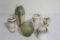 (6) PCS INCLUDING BELLEEK ART DECO VASE, LENNOX HANDPAINTED VASE, PORTRAIT