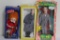 TALKING PEEWEE HERMAN DOLL IN BOX, ANNIE RAG DOLL IN BOX, EFFANBEE SHERLOCK