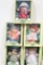 (6) CABBAGE PATCH DOLLS, (5) IN ORIGINAL PACKAGE, (2) CLOTHES, (2) FOLDERS