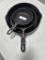 WAGNER WARE IRON SKILLET & (2) ADDITIONAL SKILLETS