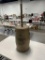 SIX GALLON BEE STING STONEWARE CHURN