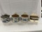 (4) WOOD LIDDED SALTS