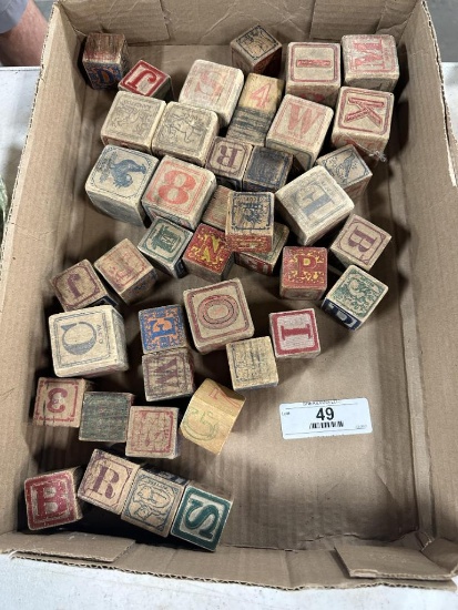 FLAT OF WOOD BLOCKS