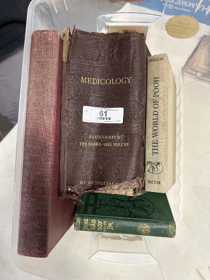 MEDICOLOGY BOOK, THE WORLD OF POOH, BAD BOY AND HIS PA, AND JOHN JAMES AUDU