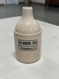 SPENCERVILLE, O, STONEWARE RYE PINT JUG