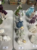 (5) FLORENCE FIGURINES INCLUDING ROSE MARIE, JUDY, LAURA, JOHN ALDEN AND V