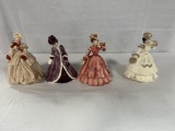 (4) FLORENCE FIGURINES INCLUDING ABIGAIL, (2) MATILDA, JENEVIEVE