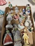 FLAT OF (16) MISC. FIGURINES