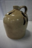 1-GALLON STONEWARE JUG WITH TOBACCO SPIT DECORATION