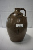 2-GALLON DECORATED STONEWARE JUG