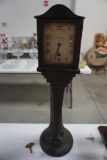 ANSONIA MAHOGANY SWINGING CLOCK, 23