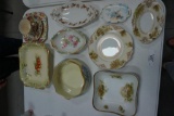 LARGE LOT OF HP CHINA INCLUDING (3) PCS CHINTZ, (6) DECORATED BOWL, HANDPAI