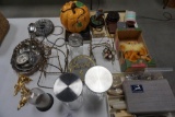 LARGE LOT OF MISC. ITEMS INCLUDING SILVERWARE, CANNING ITEMS, DR.SEUSS, SMA