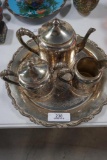 SILVER PLATED TEA SET
