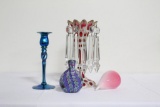STEUBEN AURINE CANDLESTICK (DAMAGED), 8