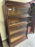 WEIS 4-STACK OAK BOOKCASE, 34