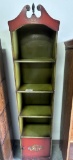 SMALL PAINT DECORATED DISPLAY CABINET, 14